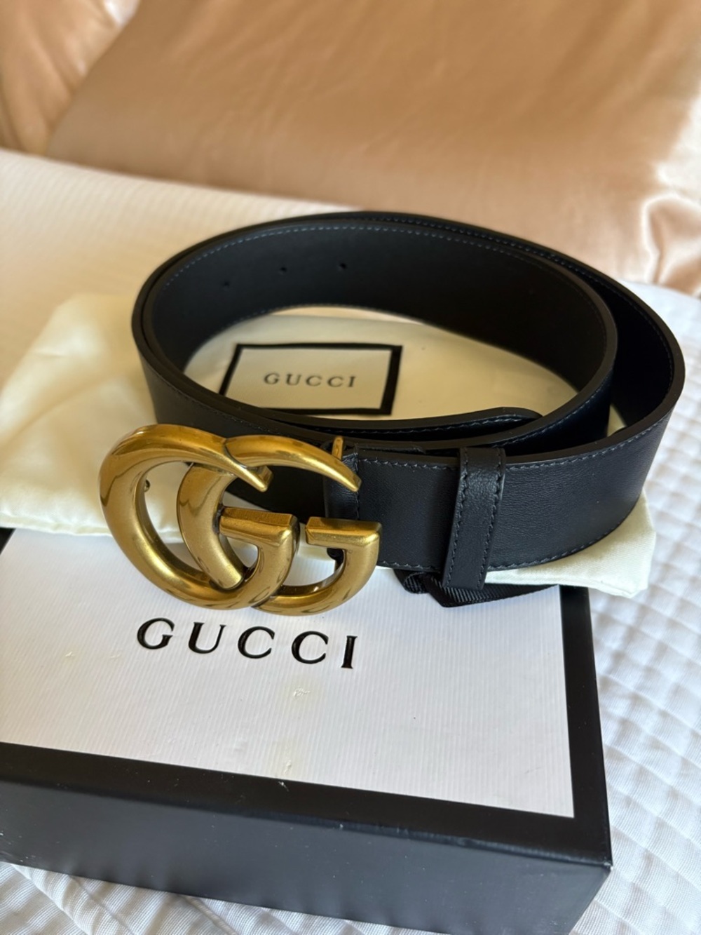 Gucci Double G Buckle Belt